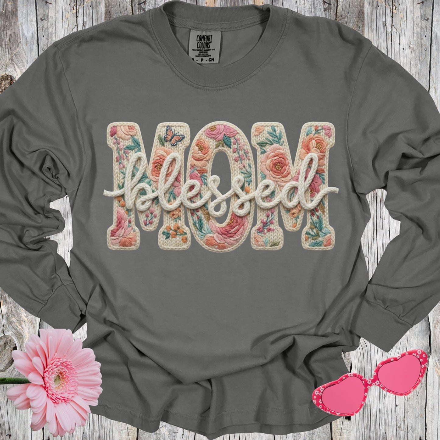 Blessed Mom Long Sleeve Tee
