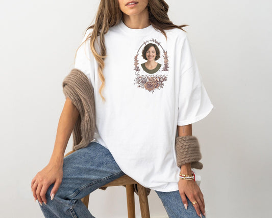 Custom faith shirt with name and image on front