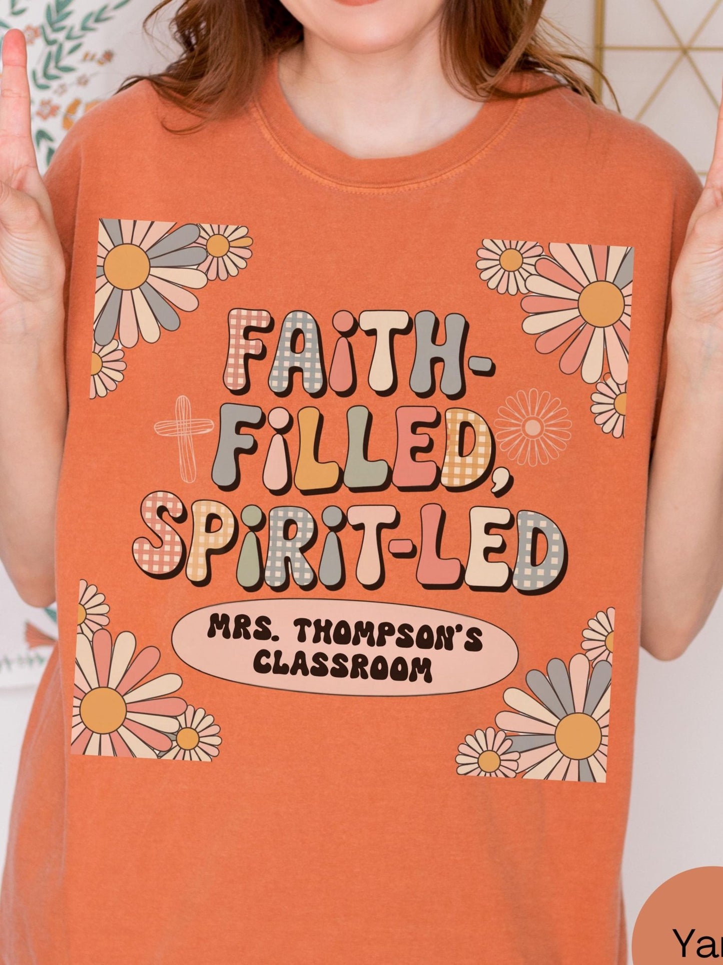 Custom Faith Filled Teacher Shirt