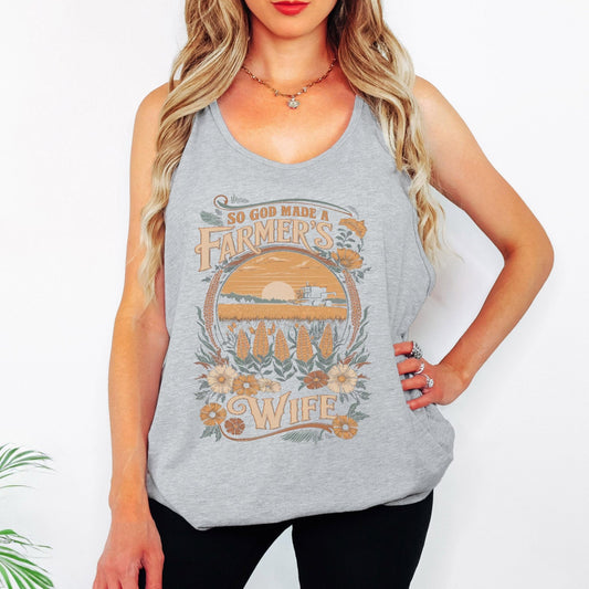 Farmer's Wife Tank – So God Made Shirt | Christian Country Comfort Fit Tank