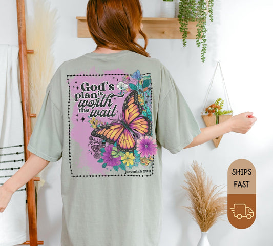 butterfly christian shirt
