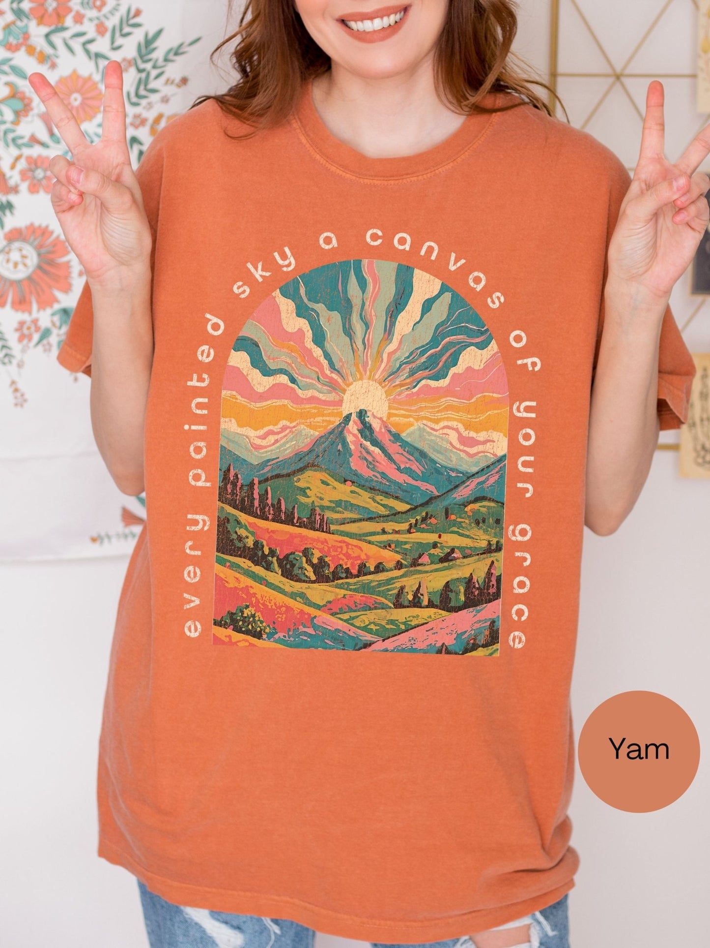 Painted Sky God Tee