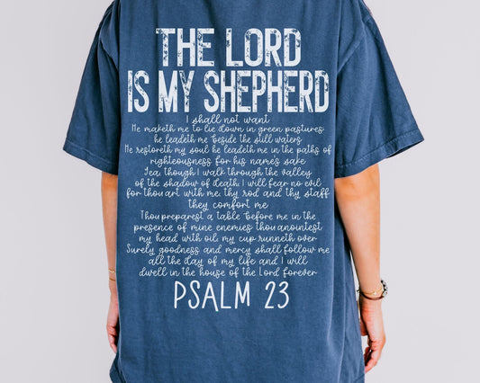 Religious scripture t-shirt with faith-based inspiration making it an ideal Christian gift for church wear and prayer gatherings