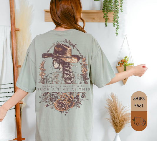 Comfort Colors t-shirt featuring Esther 4:14 Bible verse