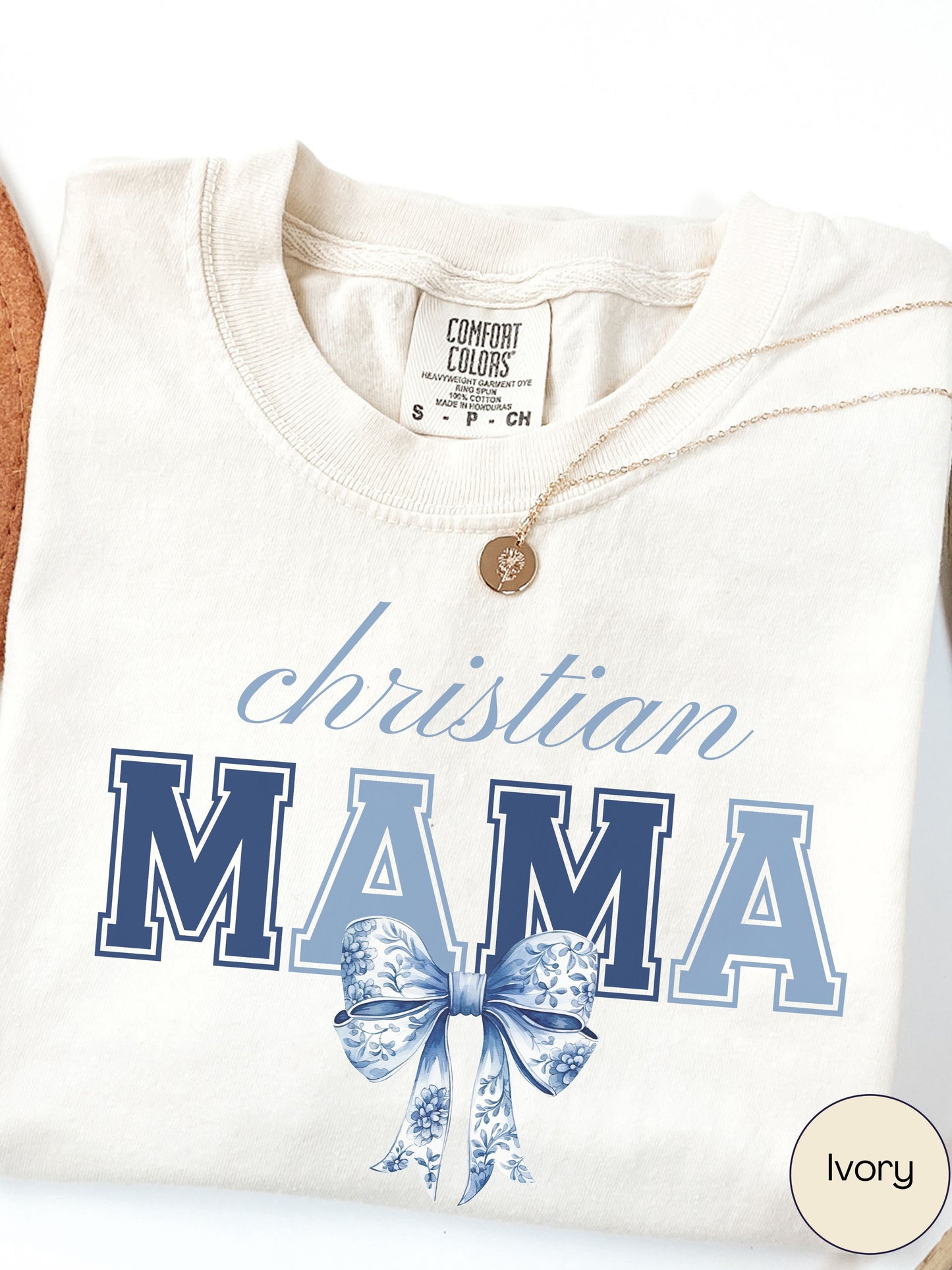 Faith Filled Christian Mama Tee