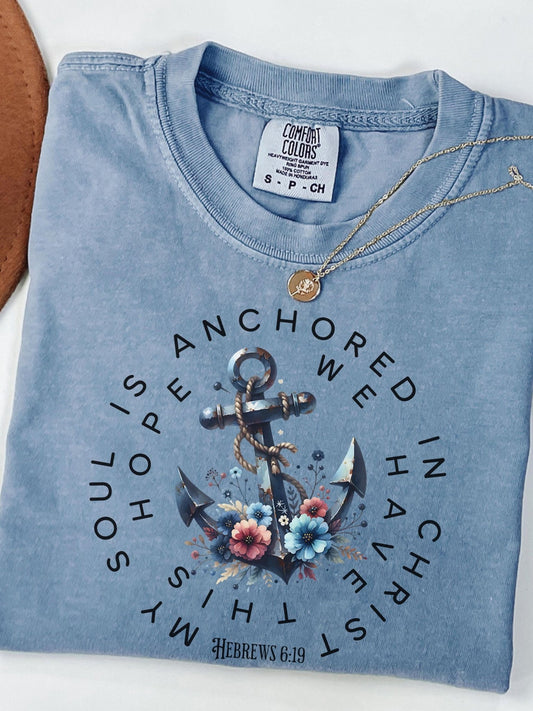 Anchored in Christ Tee