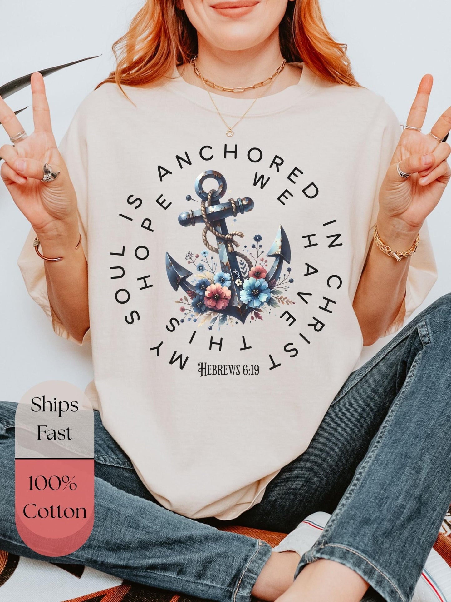 Anchored in Christ Tee