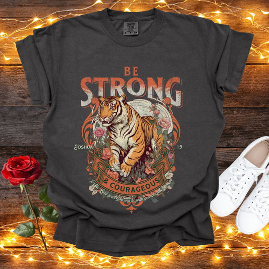 Be Strong Bible Verse Tee