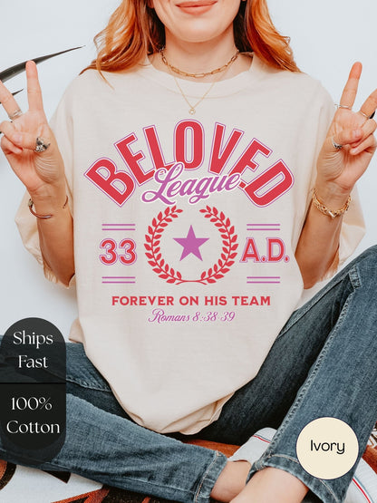 Beloved League Christian Tee