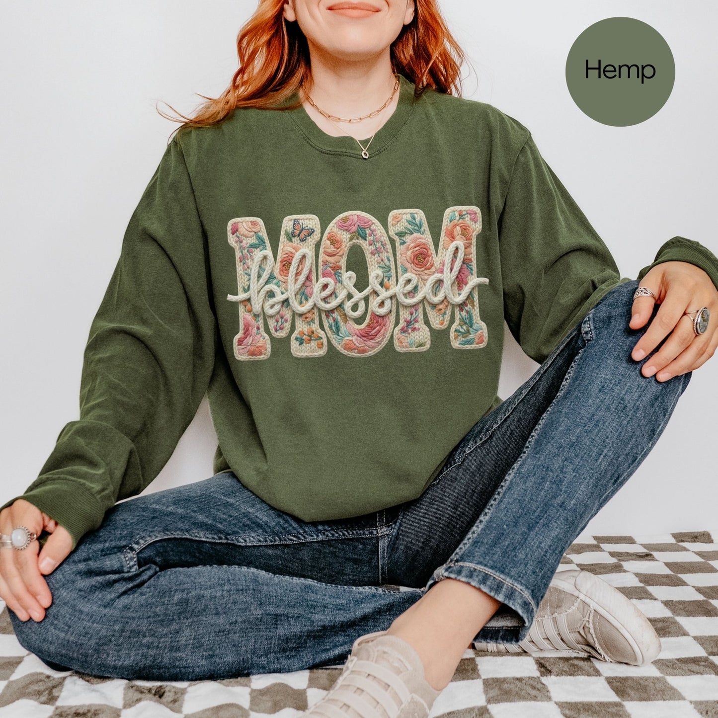 Blessed Mom Long Sleeve Tee