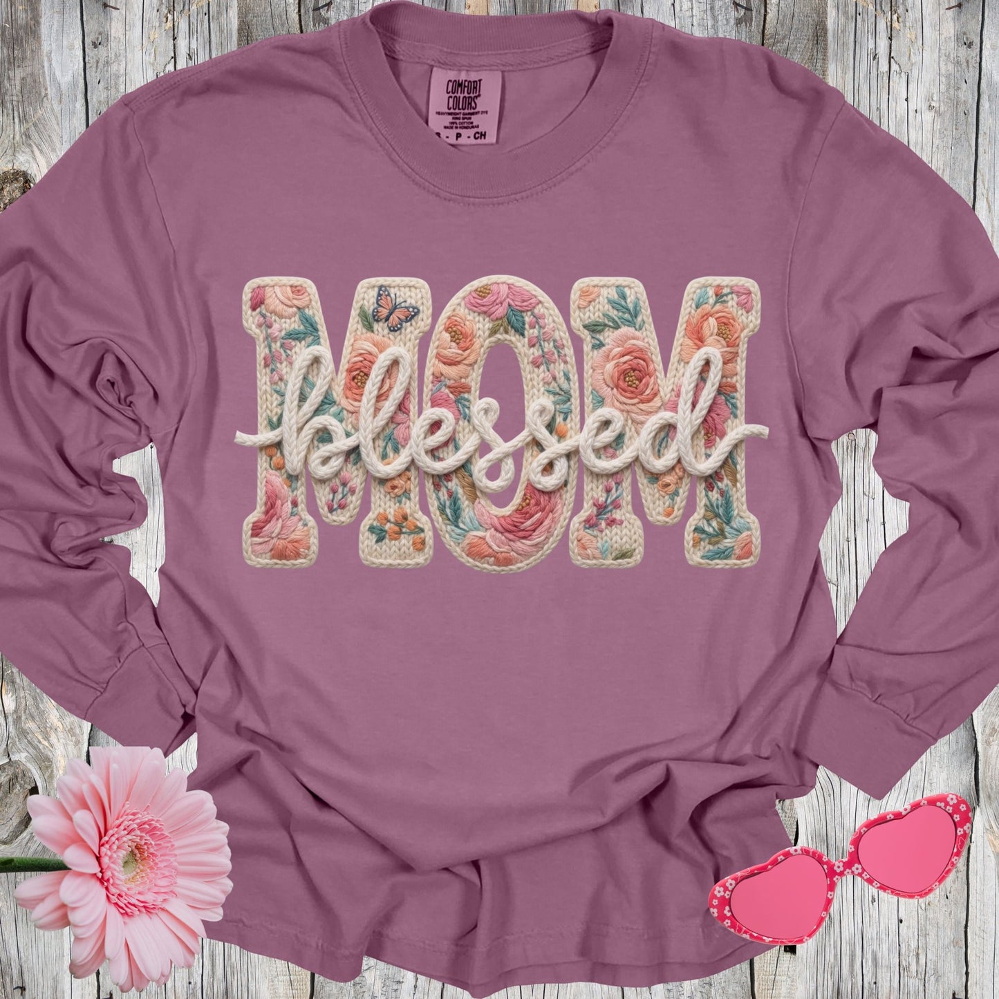 Blessed Mom Long Sleeve Tee