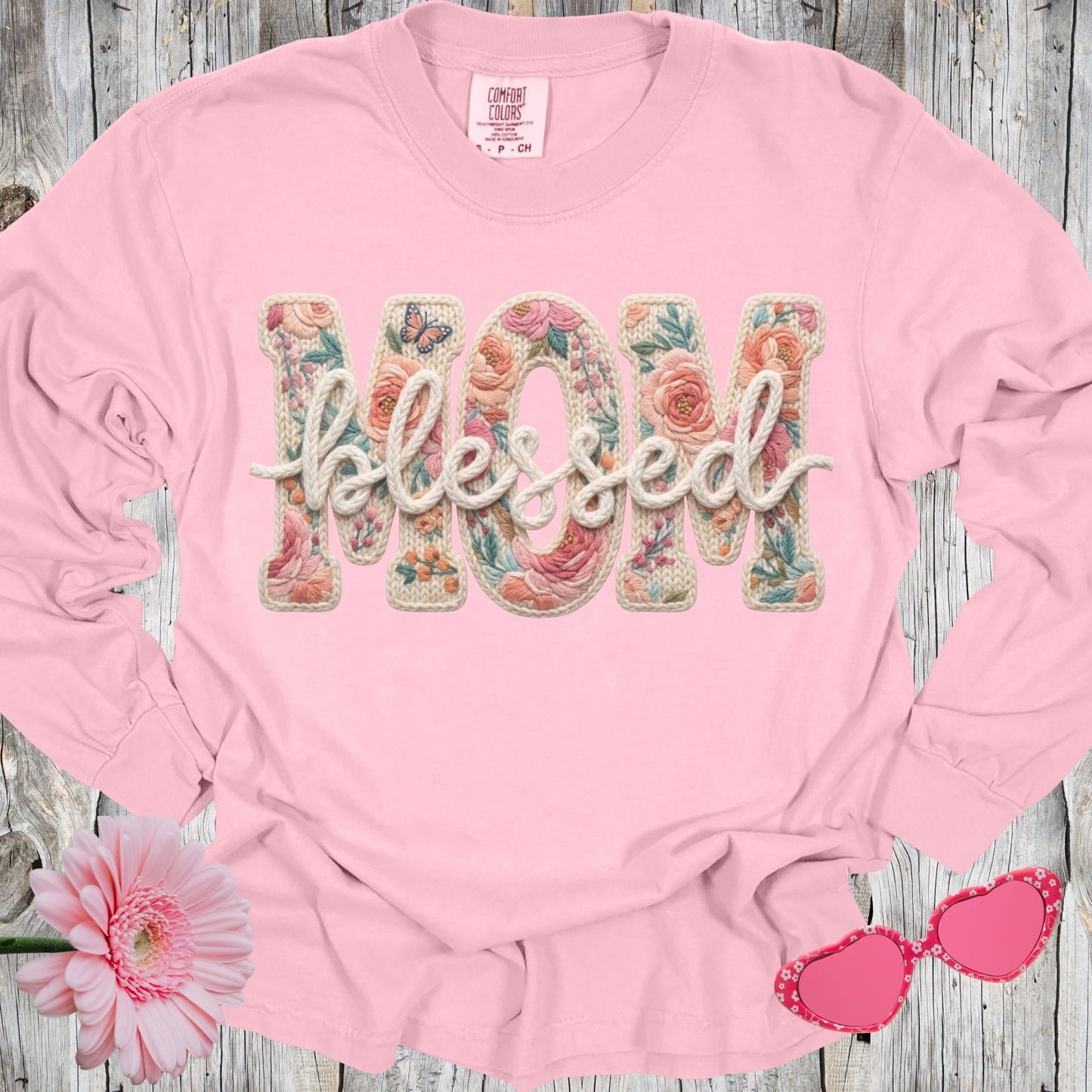Blessed Mom Long Sleeve Tee