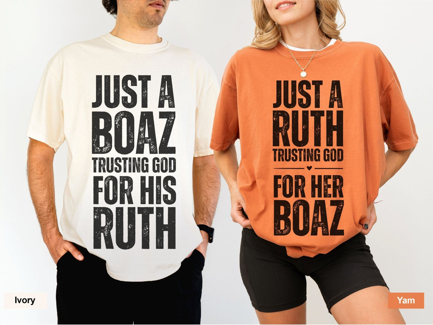 Boaz & Ruth Faith Shirts