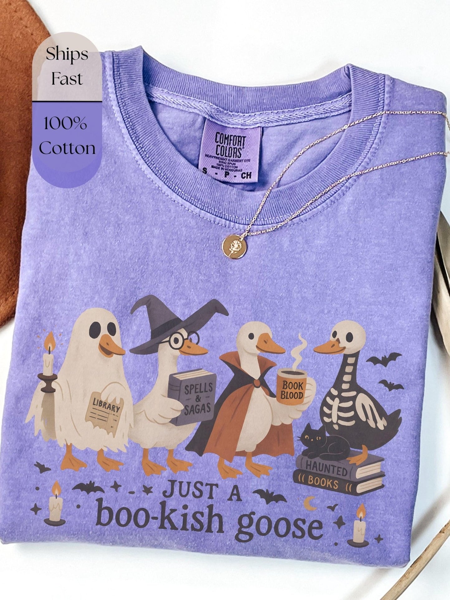 Comfort Colors spooky tee