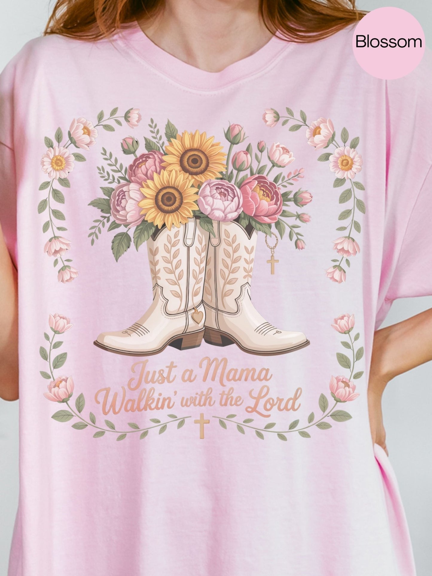 Christian Cowgirl Mama Tee