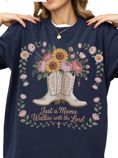 Christian Cowgirl Mama Tee