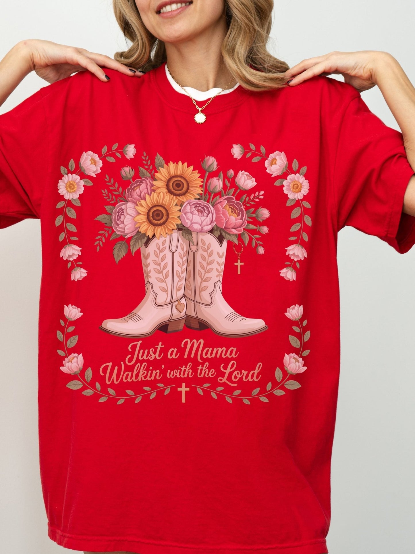 Christian Cowgirl Mama Tee