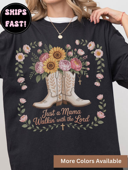 Christian Cowgirl Mama Tee