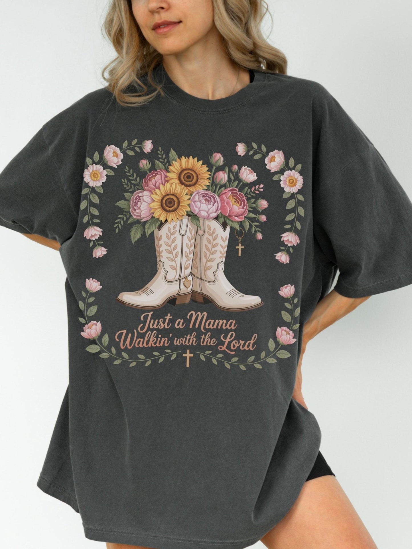 Christian Cowgirl Mama Tee