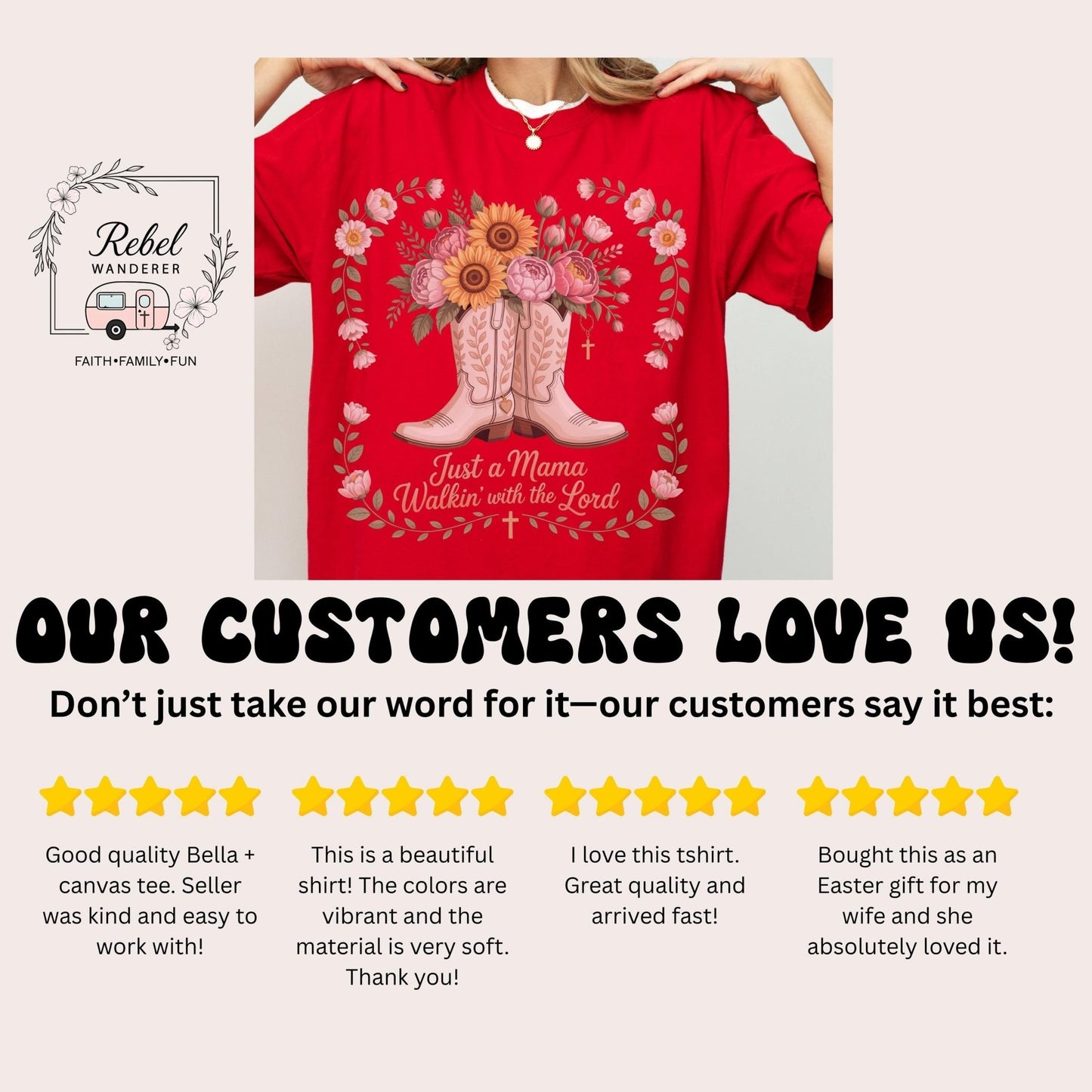 Christian Cowgirl Mama Tee