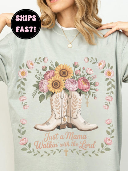 Christian Cowgirl Mama Tee