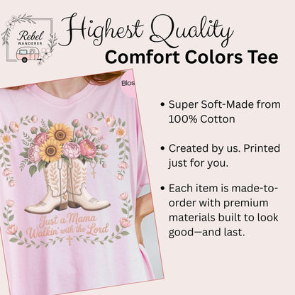 Christian Cowgirl Mama Tee