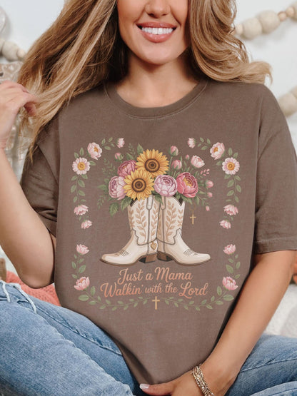 Christian Cowgirl Mama Tee
