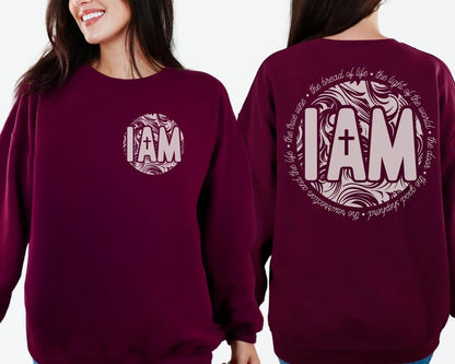 Christian Sweatshirt - Unisex Bible Verse Shirt | Faith Based Apparel Gift