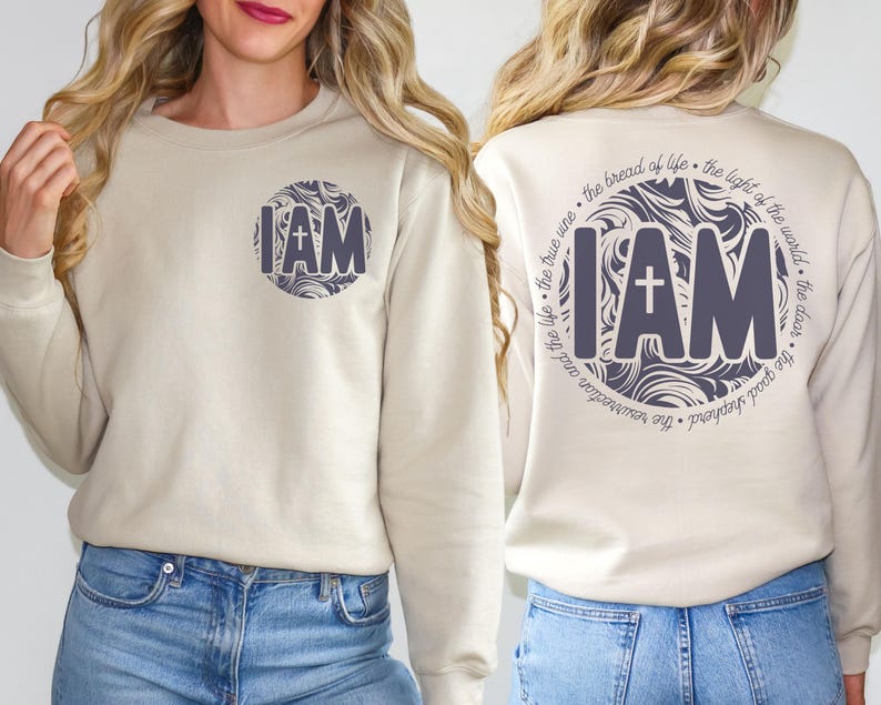 Christian Sweatshirt - Unisex Bible Verse Shirt | Faith Based Apparel Gift