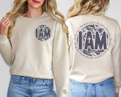 Christian Sweatshirt - Unisex Bible Verse Shirt | Faith Based Apparel Gift