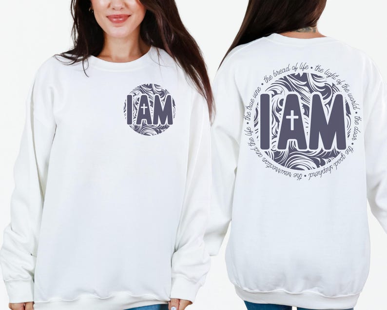 Christian Sweatshirt - Unisex Bible Verse Shirt | Faith Based Apparel Gift