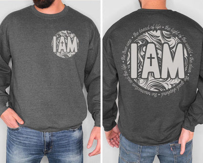 Christian Sweatshirt - Unisex Bible Verse Shirt | Faith Based Apparel Gift