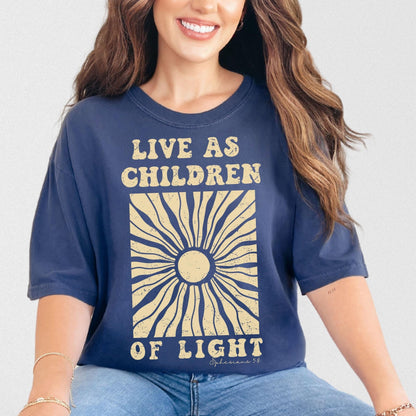 Comfort Colors T-Shirt Christian Gift Idea Church Group Apparel Spiritual Retreat Wear Christian Youth Group Shirt Trendy Christian Fashion Oversized Faith Tee