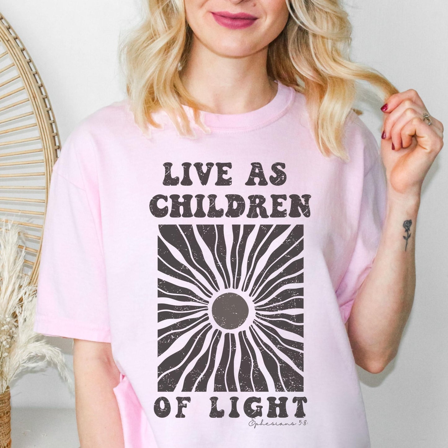 Comfort Colors T-Shirt Christian Gift Idea Church Group Apparel Spiritual Retreat Wear Christian Youth Group Shirt Trendy Christian Fashion Oversized Faith Tee