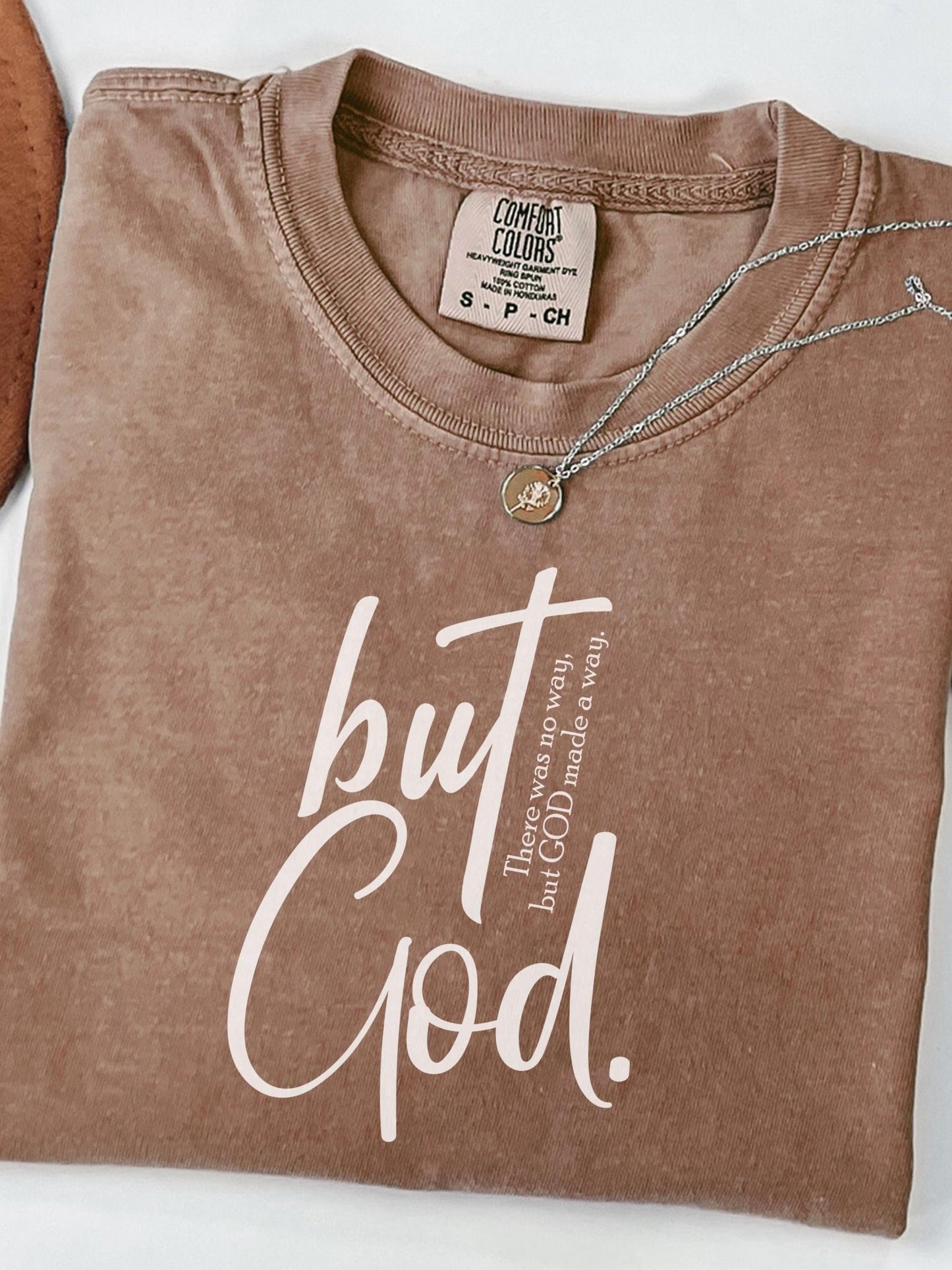 Bible verse inspired t-shirt with modern religious typography and uplifting message great gift for Christians who love trendy oversized apparel