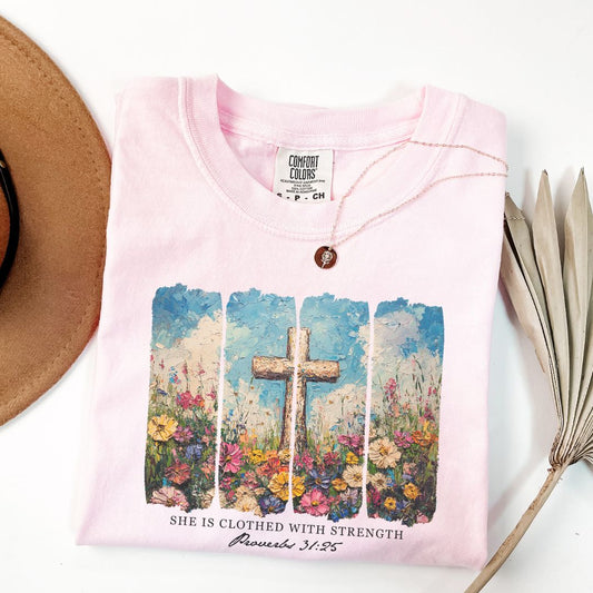 Clothed With Strength Tee