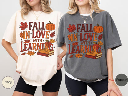 teacher back to school tee ivory