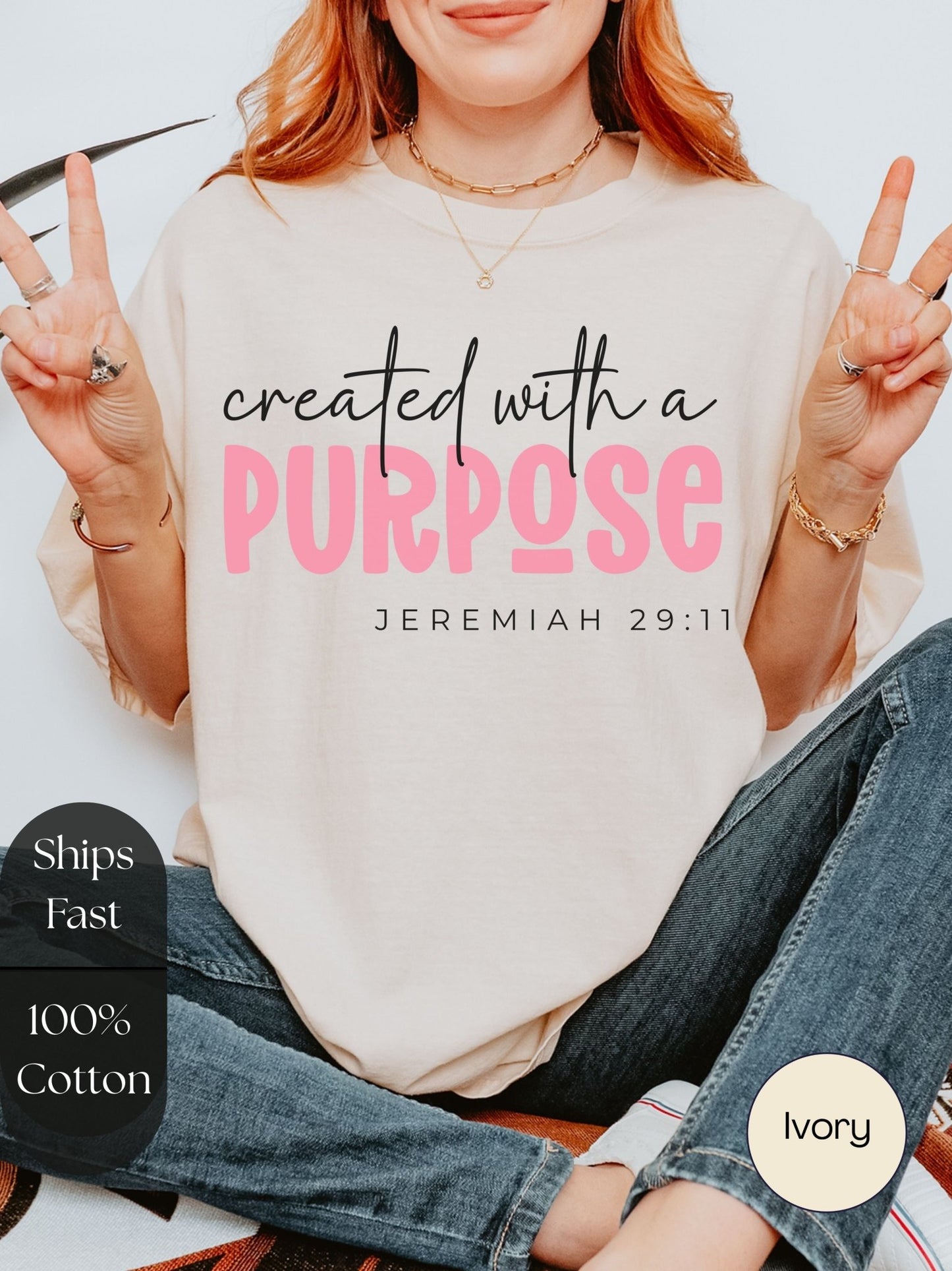 Created With a Purpose Tee