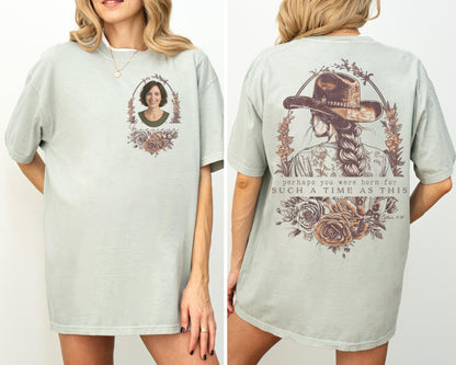 Vintage style Christian shirt with photo and verse
