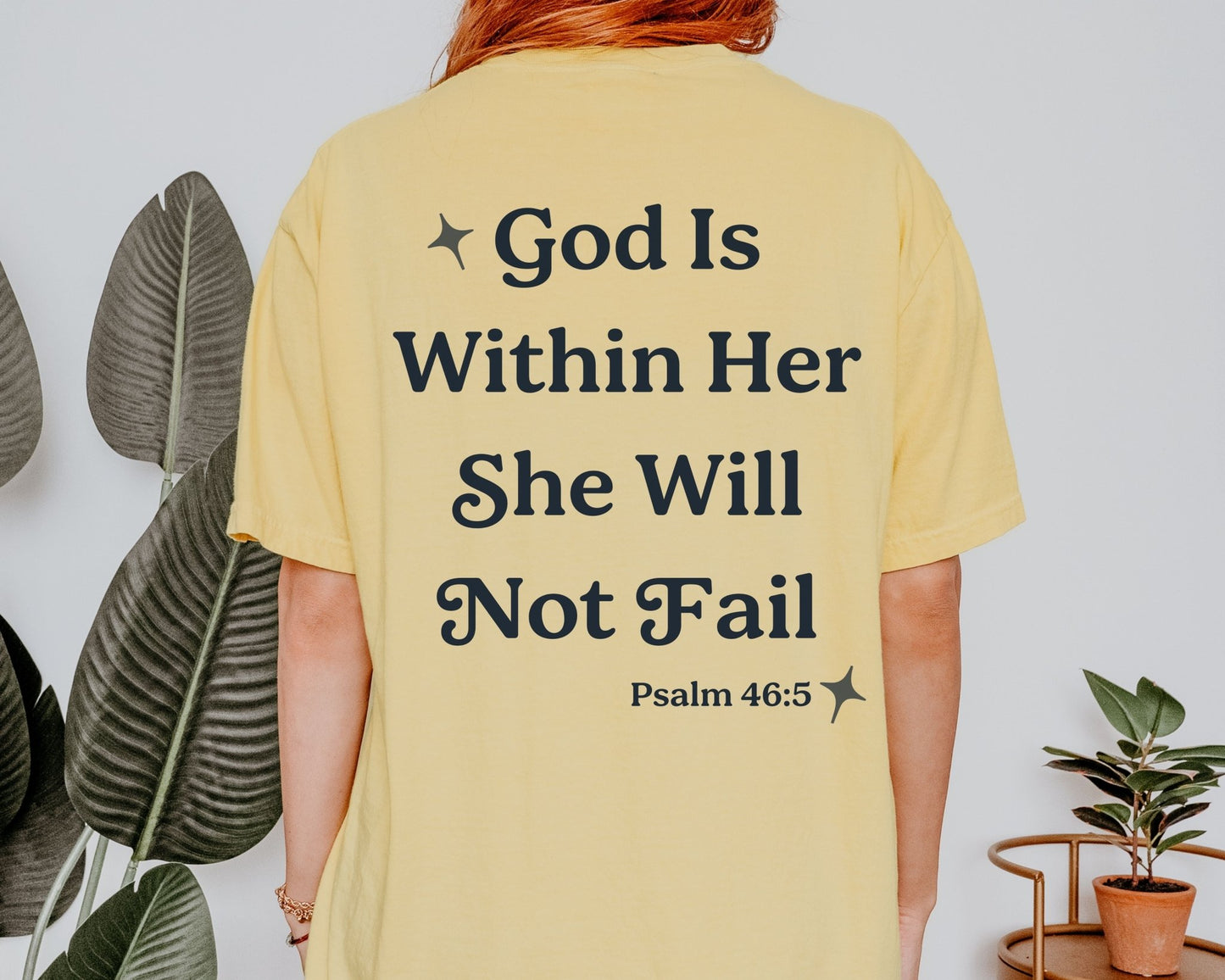 Custom God Is Within Her Tee