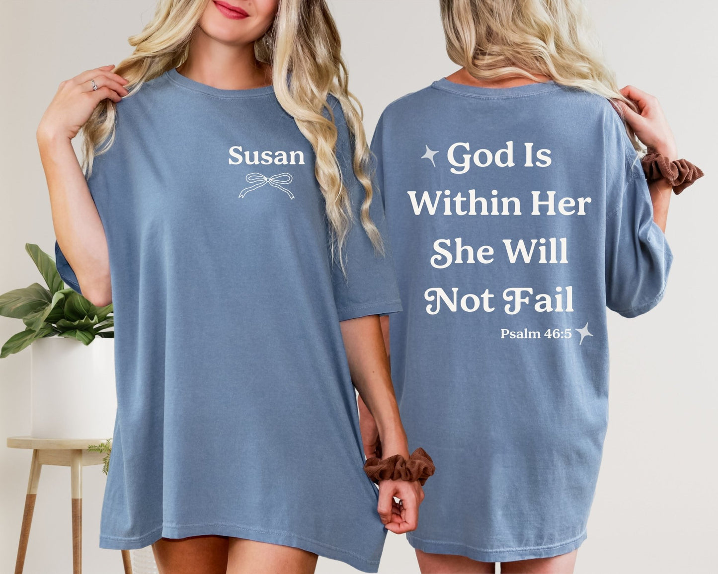 Custom God Is Within Her Tee