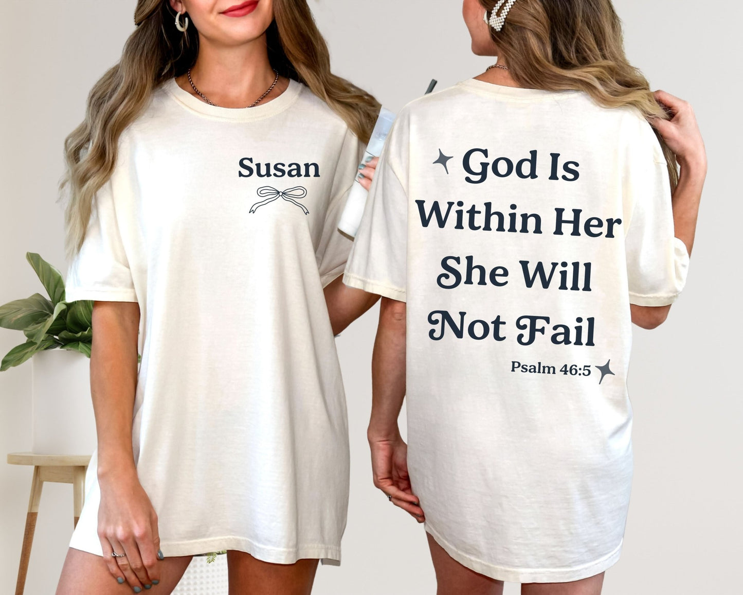Custom God Is Within Her Tee