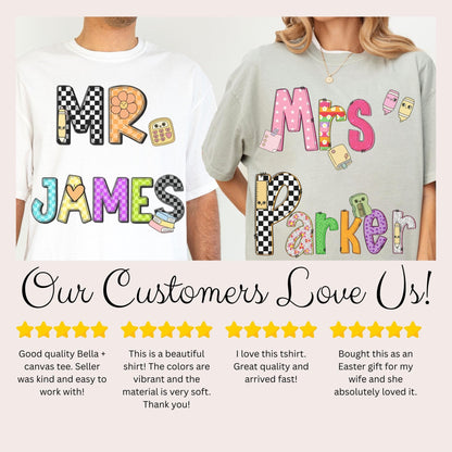 comfort colors shirt for teachers