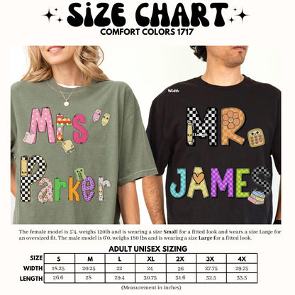 a man and a woman wearing matching shirts