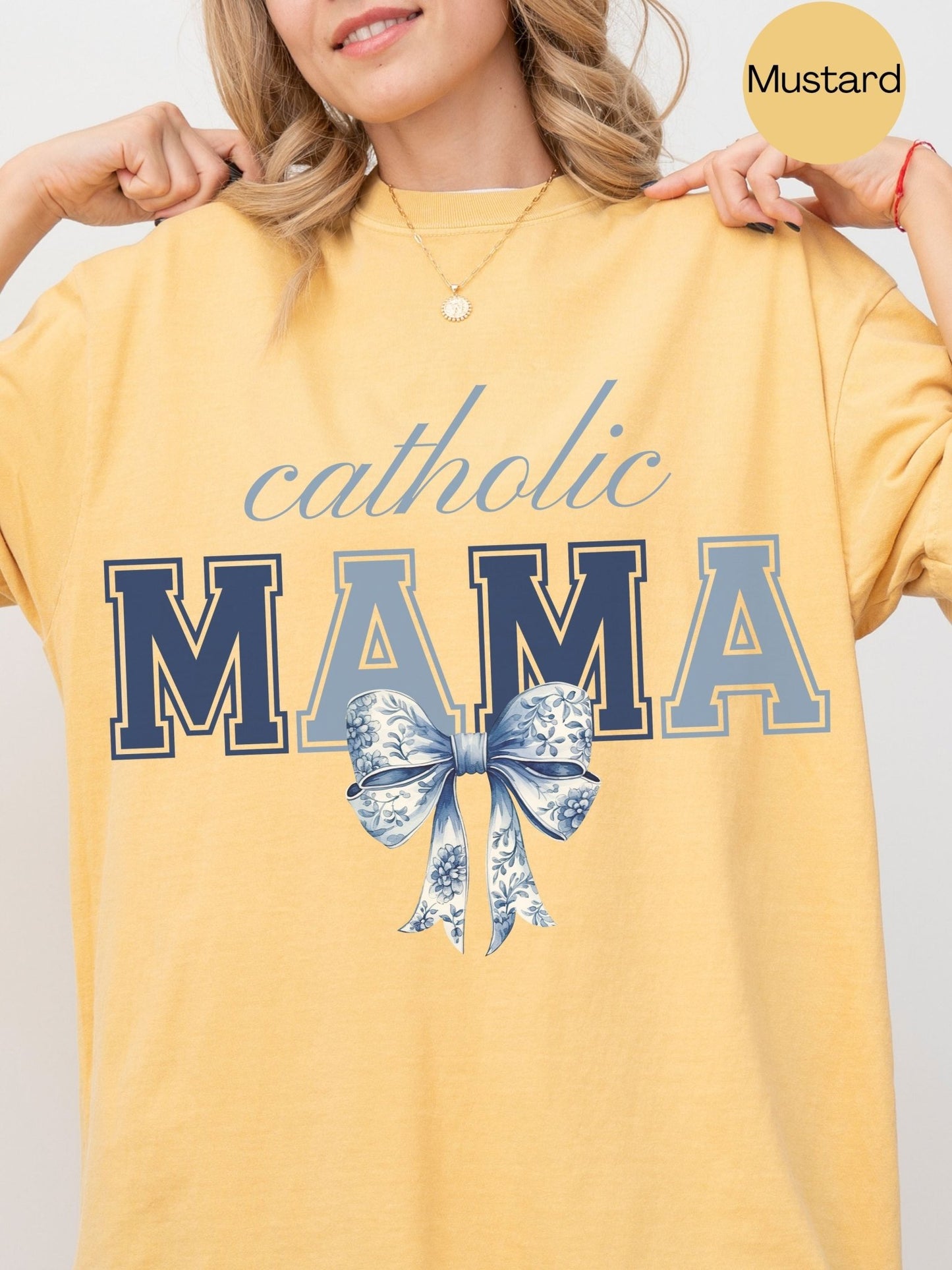 Faith Filled Christian Mama Tee