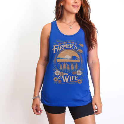 Farmer's Wife Tank – So God Made Shirt | Christian Country Comfort Fit Tank