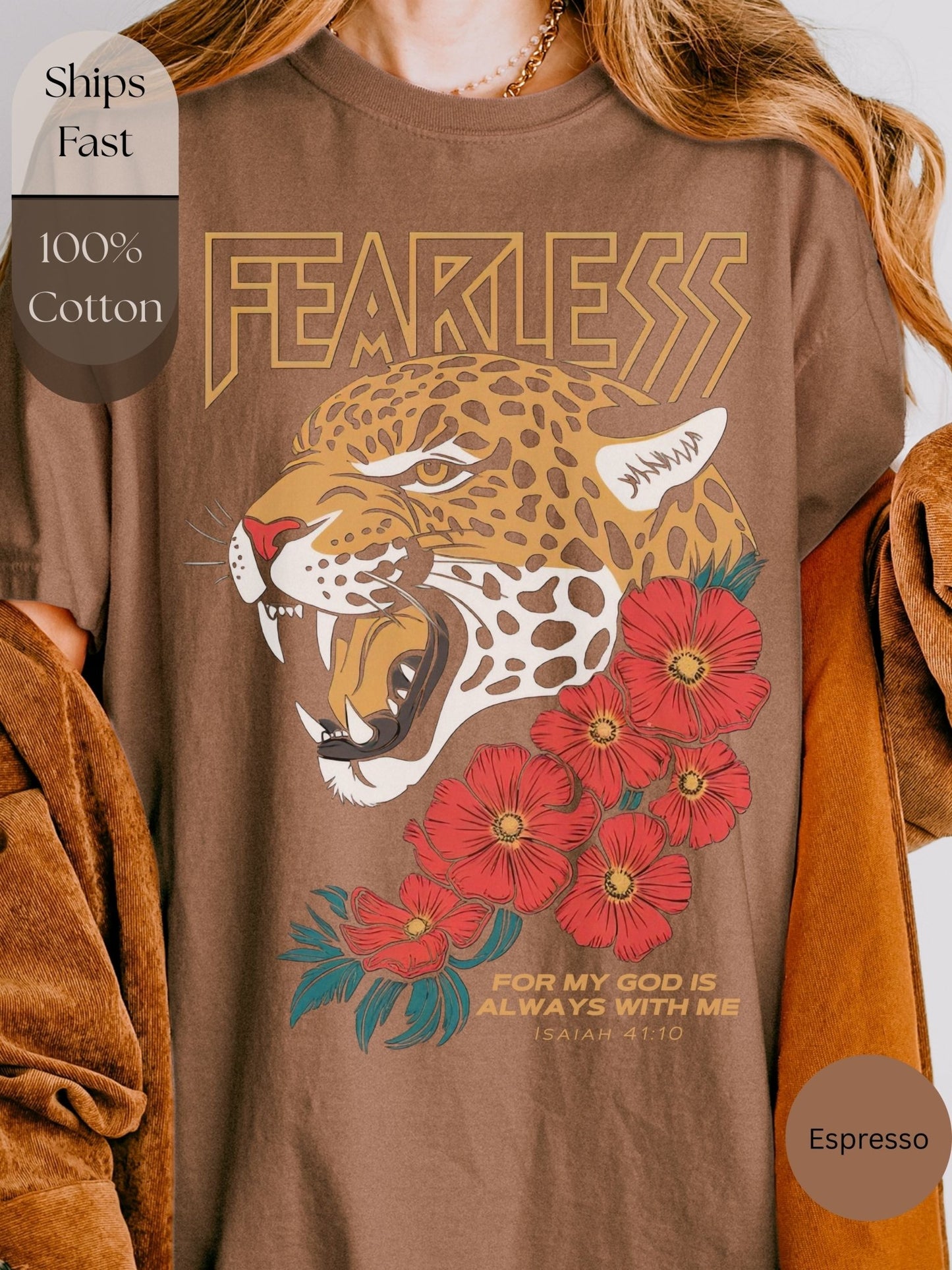 Fearless Faith Christian Tee