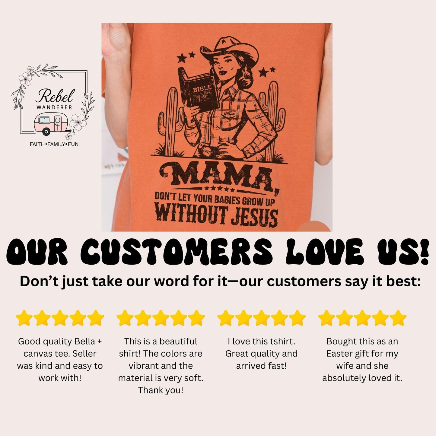 Retro Christian Mama Tee