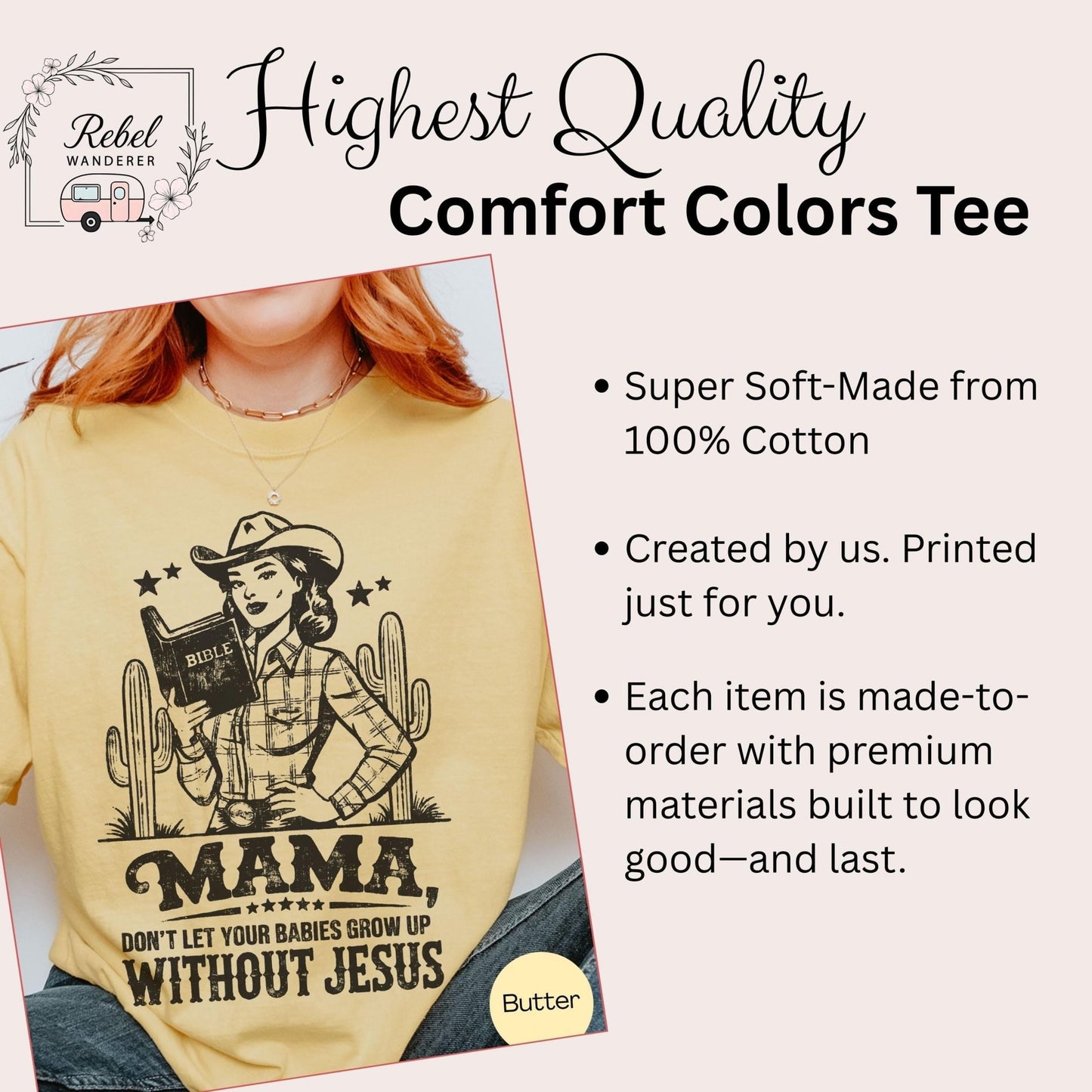 Retro Christian Mama Tee
