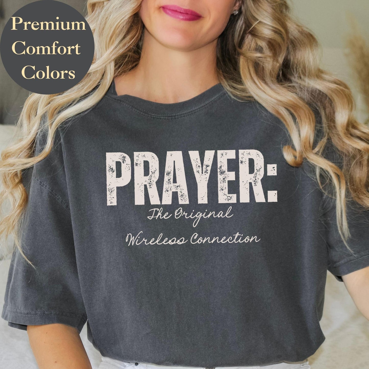 Faith-inspired apparel with a modern and witty design this oversized Jesus tee is perfect for expressing devotion and spreading positivity through Christian clothing